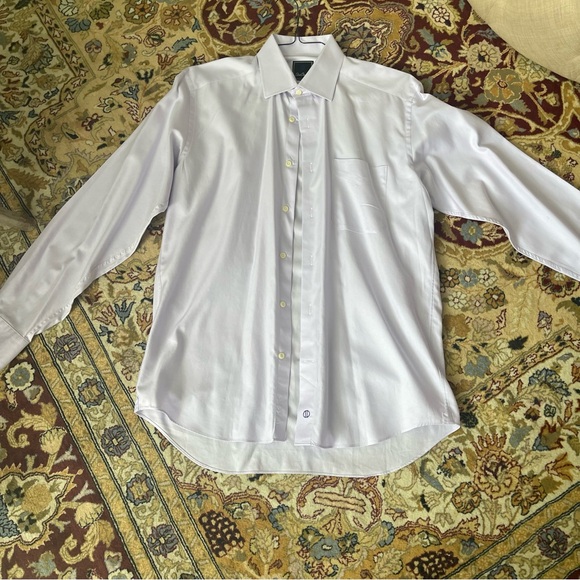 David Donahue Purple Button Down - Picture 2 of 10
